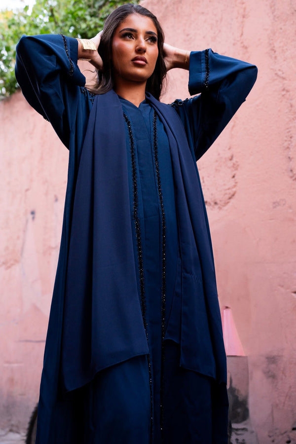 Abaya Jowhaara ensemble 2 pièces signature — JOWHAARA